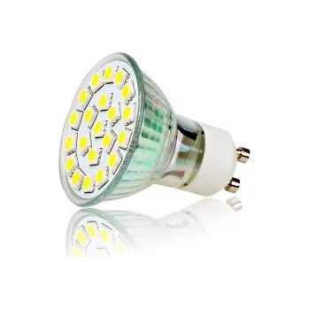 Žárovka Úsporná žárovka LED+ 21x SMD, GU10, bodová, studená bílá (4 W, 230 V)