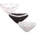 3PACK dámské kalhotky Calvin Klein vícebarevné (QD3588E-999) XL