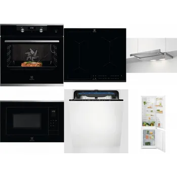 Set domácích spotřebičů ELECTROLUX KODEC75X2 + ELECTROLUX EIV634 + ELECTROLUX LFP326S + ELECTROLUX LMS4253TMX + ELECTROLUX EES48200L + ELECTROLUX LND5FE18S