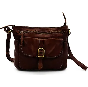 Kabelka Dámská kožená kabelka 26852 hnědá STICHWELL Barva: hnědá, Velikost: 0