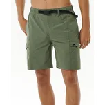 šortky Rip Curl BOARDWALK BUCKLED CARGO VOLLEY Dark Olive velikost L