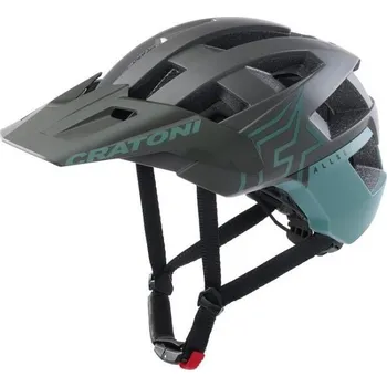 Cratoni přilba AllSet Pro (šedá/zelená matná)