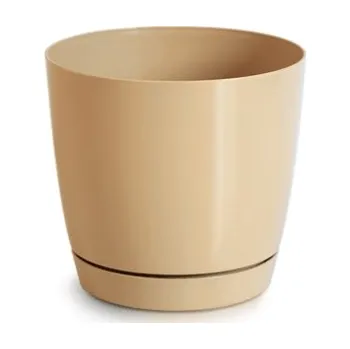 Květináč PROSPERPLAST Květináč - COUBI ROUND P Průměr: 15,5 cm, Barva: káva s mlékem