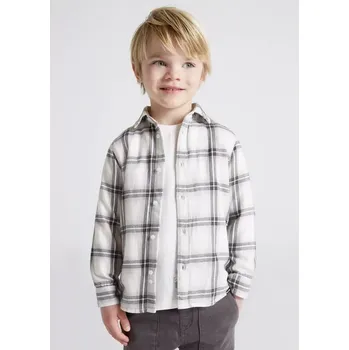Chlapecká košile Chlapecká kostkovaná košile s dlouhým rukávem Mayoral 4189-79