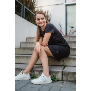 Dámské šaty Kulišárny Úpletové šaty s kapsami BLACK VELIKOST: 40