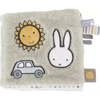 Little Dutch Textilní knížka s aktivitami králíček Miffy Fluffy Green (NIJN924LD)