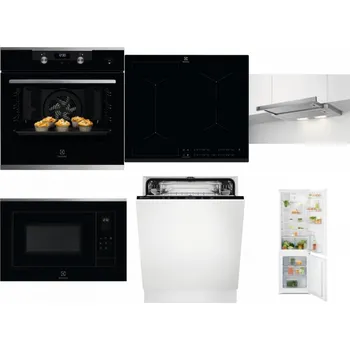 Set domácích spotřebičů ELECTROLUX KODEH70X + ELECTROLUX EIV634 + ELECTROLUX LFP326S + ELECTROLUX LMS4253TMX + ELECTROLUX EEA27200L + ELECTROLUX LND5FE18S