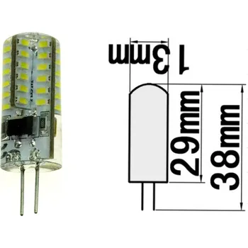 Autožárovka LED žárovka G4 12V 48LED 3014 SMD