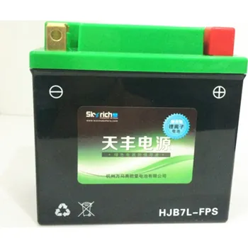 Motobaterie 12V HJB7L-FPS vysoce kvalitní lifepo4 motocyklová skoková startovací lithium-iontová baterie s BMS a životností více než 2000x