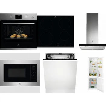 Set domácích spotřebičů ELECTROLUX KODGH70TX + ELECTROLUX LIR60430 + ELECTROLUX LFT766X + ELECTROLUX EMS4253TEX + ELECTROLUX EEA27200L + ELECTROLUX LND5FE18S
