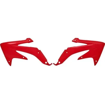 RACETECH kryt chladiče HONDA CRF 450X 08-14, barva červená (CVCRFXRS008)