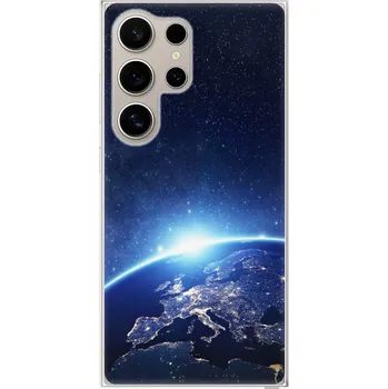 Pouzdro na mobilní telefon Odolné silikonové pouzdro iSaprio - Earth at Night - Samsung Galaxy S24 Ultra