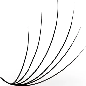 Umělé řasy Luxury Lashes 6D Camellia Premium - Sypané Řasy v Hotovém Vějířku MIX Zakřivení umělých řas: CC, Délka umělých řas: Mix 6/8/10mm - 11/13/15mm, Tloušťka řas: 007