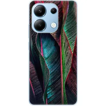 Pouzdro na mobilní telefon Odolné silikonové pouzdro iSaprio - Black Leaves - Xiaomi Redmi Note 13
