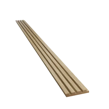 Obklad Lamele 3D VZOREK - Lamely MINI - DUB EVROPSKÝ, 123 x 16 x 2750 mm - Rozměr vzorku: 123 x 16 x 200 mm