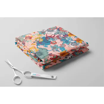 Softshell zimní, Havajské květy Barva: Růžová