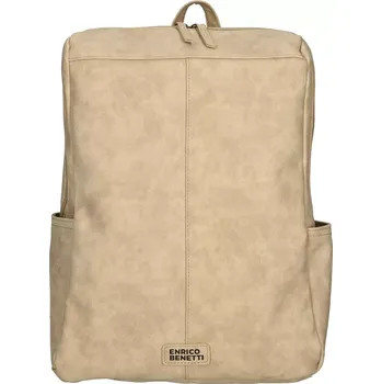 Dámský městský batoh béžový Enrico Benetti - praktický a prostorný 15L, ideální na městské nošení, práce i volný čas, vhodný pro notebook | Cooltovka.cz