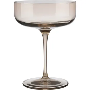 Sklenice set 4 skleniček na šampaňské pískové ploché FUUM BLOMUS