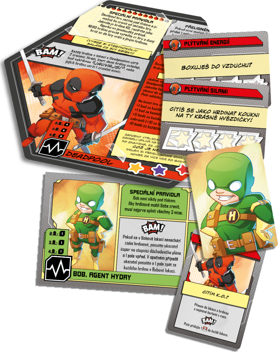 foto Desková hra Spin Master Marvel United: Deadpool