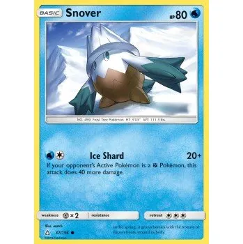 Volný čas Pokémon UPR 037/156 Snover - Ultra Prism Stav: Excellent, Verze: NORMAL