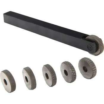 Příslušenstí k soustruhu Rádlovací držák jednostranný 10 x 10 mm, 6 koleček, sada 7 dílů (TrueTech)