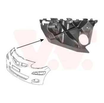 Nárazník Držák, nárazník VAN WEZEL 5403568
