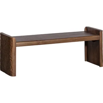 WOOOD Hnědá dřevěná lavice Popp 120 cm