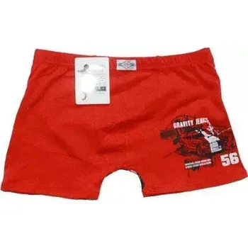 Dětské trenýrky AUTO 4044 červené 784/92