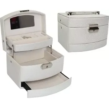 Šperkovnice Stylová šperkovnice samovyjížděcí - bílá