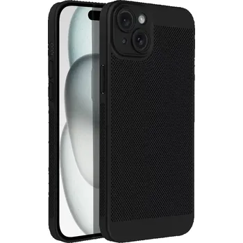 Pouzdro na mobilní telefon Plastové tvrdé pouzdro Coolcase Breezy na mobil Apple iPhone 15 Plus Černé (Kryt či obal BREEZY na mobilní telefon Apple iPhone 15 Plus černý)