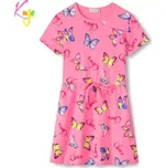 Dívčí šaty Kugo HS9270, světle růžové