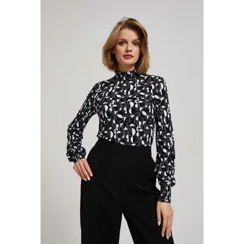 Vzorovaná halenka Marisse černá | bílá | vícebarevná 2503009
