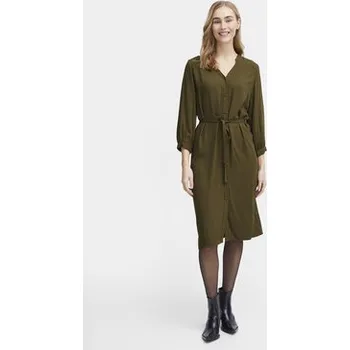 Dámské šaty Fransa Košilové šaty 20613327 Zelená Regular Fit M