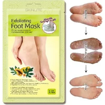 Kosmetika na nohy Skinlite Exfoliační maska na nohy s papájou 1 pár