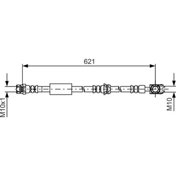 Brzdová hadice Brzdová hadice BOSCH 1 987 481 592