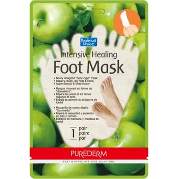 Purederm Intenzivní hojivá maska na nohy s výtažky z jablka, 1 pár