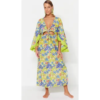 Dámské šaty Dámské šaty Trendyol Trendyol šedá | kaki | krémová 2321856