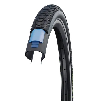 Schwalbe Marathon E-Plus drát černý/reflex, 27" x 2"