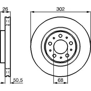 Brzdový kotouč Brzdový kotouč BOSCH 0 986 478 454