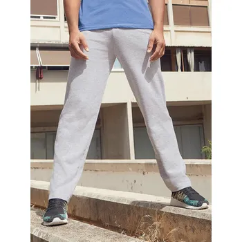 Pánská móda Lightweight Men's Lightweight Open Leg Jog Pants 640380 80/20 240g Fruit of the Loom šedá 2467441