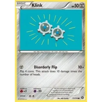 Volný čas Pokémon STS 071/114 Klink - Steam Siege Stav: Excellent, Verze: NORMAL