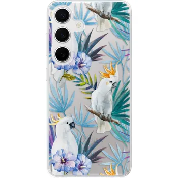 Telefonní příslušenství Odolné silikonové pouzdro iSaprio - Parrot Pattern 01 - Samsung Galaxy S24