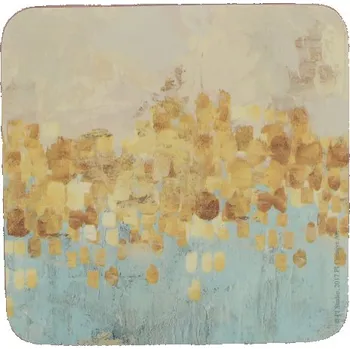 prostírání Creative Tops Korkové podložky Golden Reflections 10,5x10,5 cm 6 ks