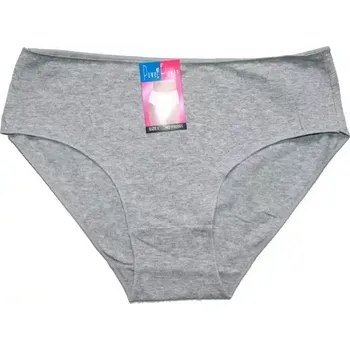 Dámské oblečení Kalhotky do pasu jednobarevné šedá 80001 590/125
