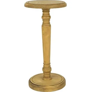 Drewmax Dřevěný stojan na květiny GD701, šířka: fi28, výška: š58, hloubka: fi26, 5 ks. (Barva dřeva: Bílý vosk)