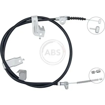 Lanko parkovací brzdy Tažné lanko, parkovací brzda A.B.S. K15007