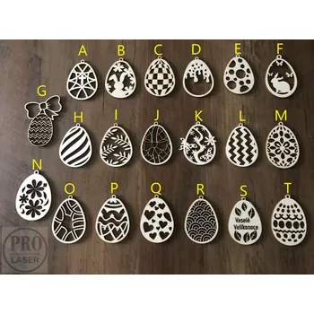 Velikonoční dekorace Velikonoční vajíčka s očkem