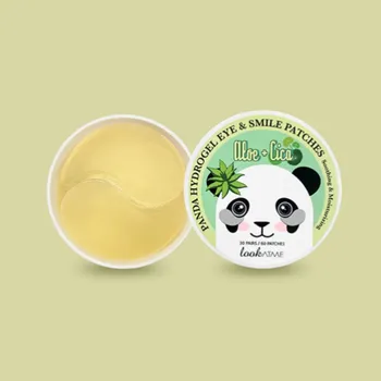 Pleťová maska LOOK AT ME - Panda Hydro-gel Eye Patch Aloe & Cica - Hydratační a zklidňující hydrogelové polštářky pod oči - 60 ks