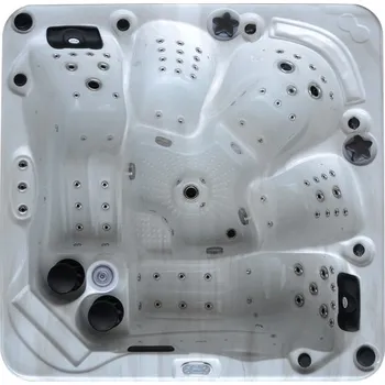 Vířivka Relax na MAX Vířivka Ultimate Barva: mramorově-bílá, Barva bočnice: šedá