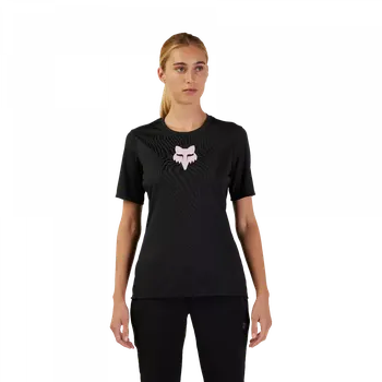 cyklistický dres Fox Womens Ranger Fox-Head Jersey black M